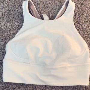 Lululemon Athletica White Sports Bra